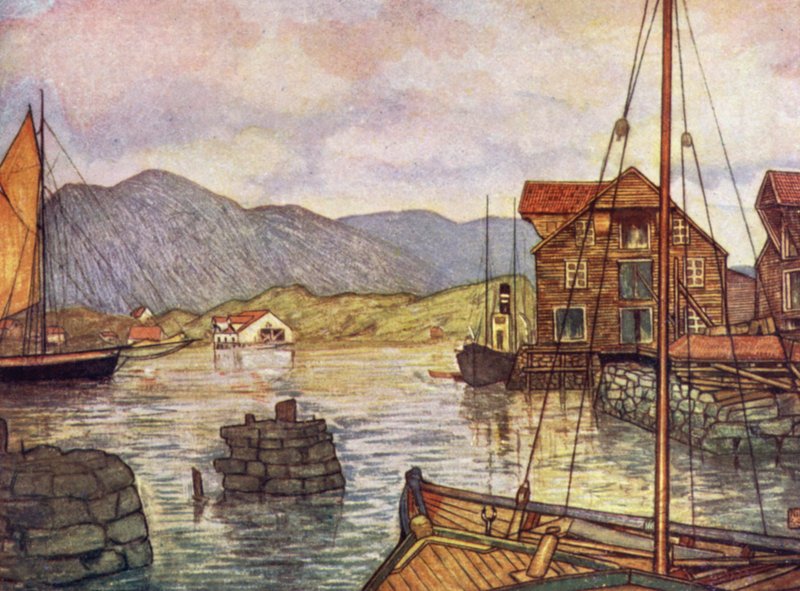 Noruega: Moldoen (cor litho) de Nico Jungman