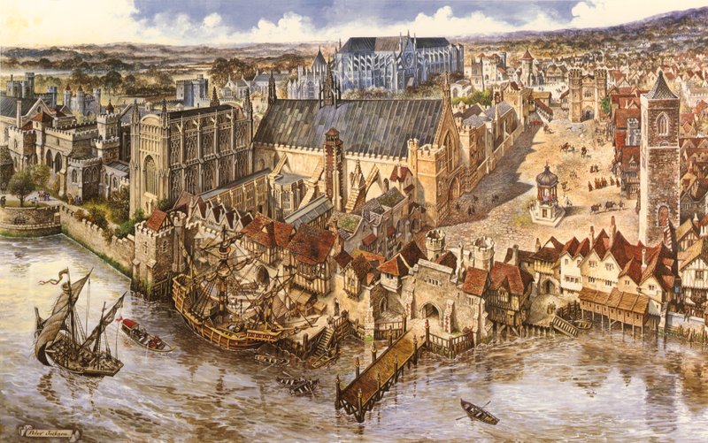 Vista Birdseye de Westminster de Peter Jackson