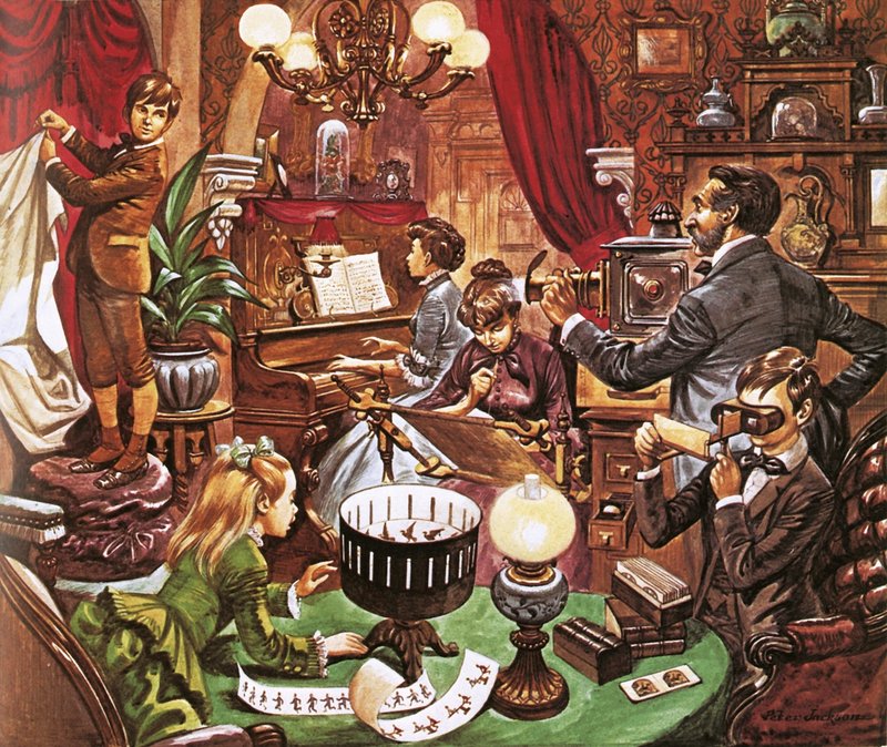 Família vitoriana em casa de Peter Jackson