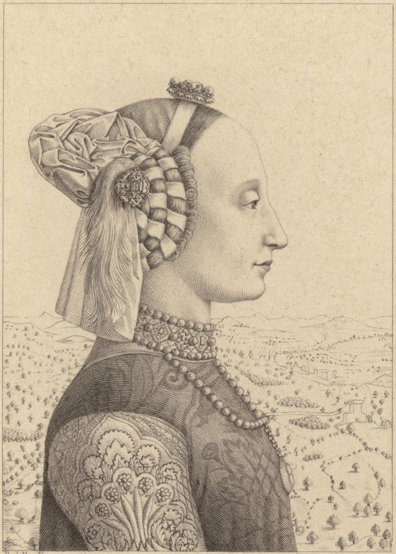 Battista Sforza de Piero della Francesca