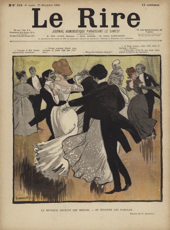 Ilustração para o riso de Pierre Georges Jeanniot