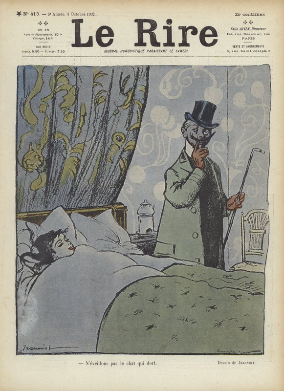Ilustração para o riso de Pierre Georges Jeanniot
