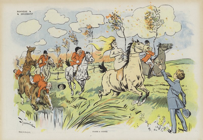 Ilustração para o riso de Pierre Georges Jeanniot