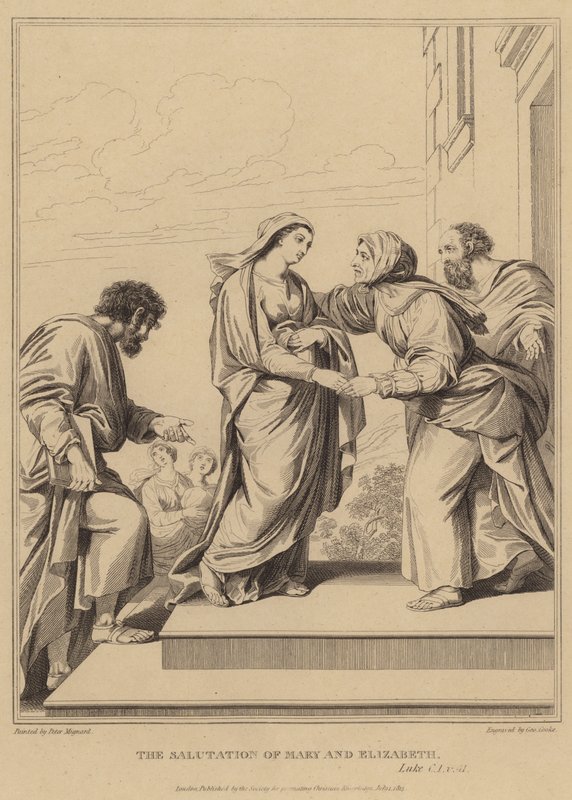 A saudação de Maria e Isabel, Lucas de Pierre Mignard