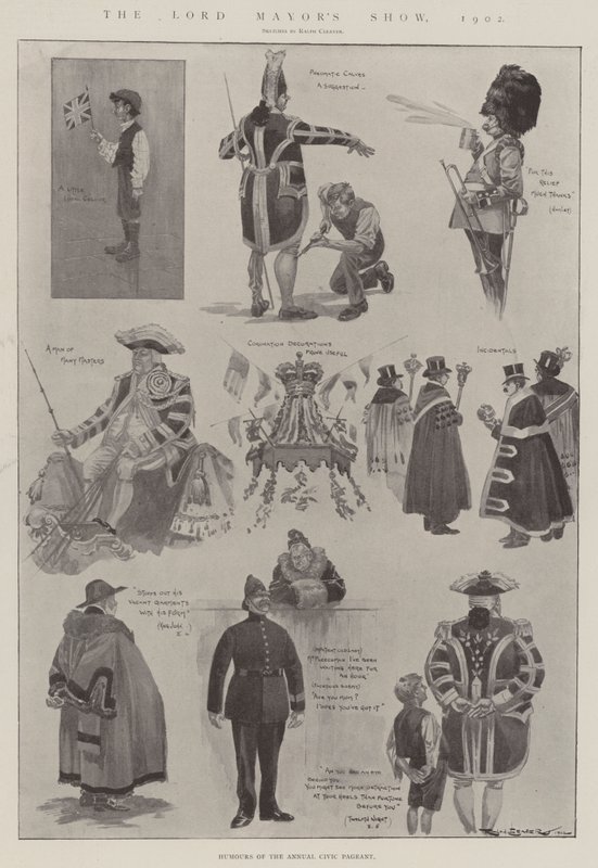 O show do Lord Mayor, 1902 de Ralph Cleaver