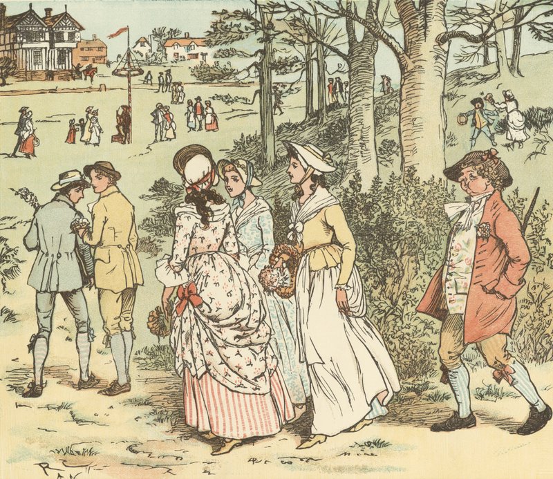 Venha Lasses e Rapazes de Randolph Caldecott