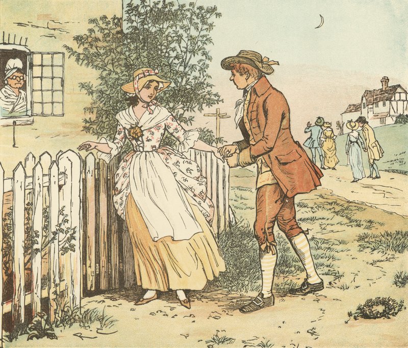 Venha Lasses e Rapazes de Randolph Caldecott