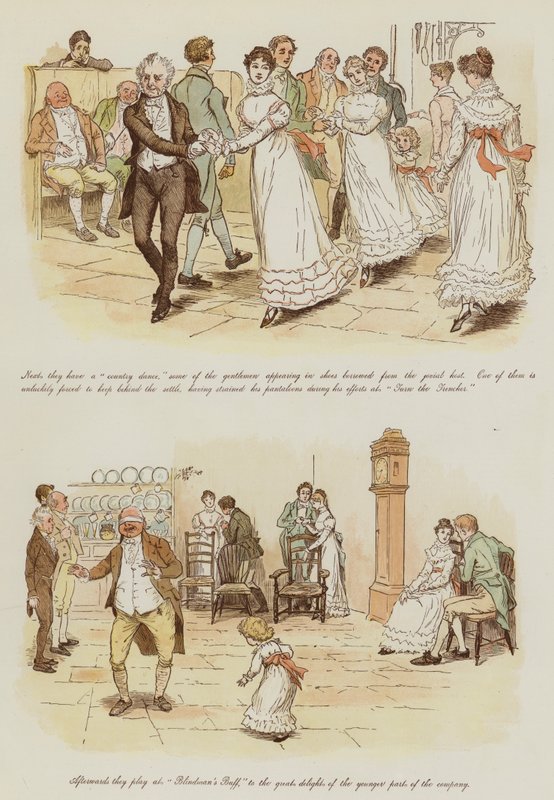 O Natal dos Curmudgeons de Randolph Caldecott