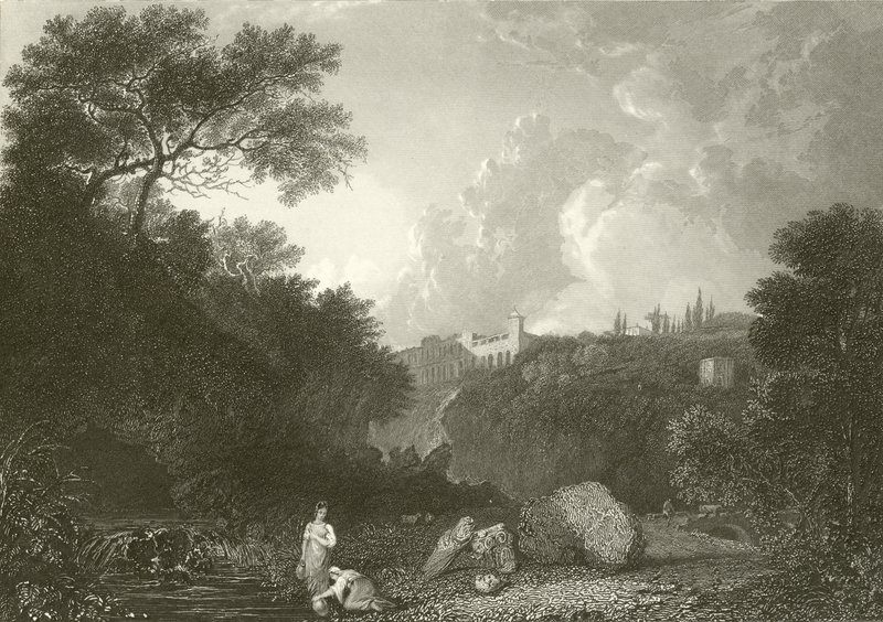 Maecenas Villa no Tivoli de Richard Wilson