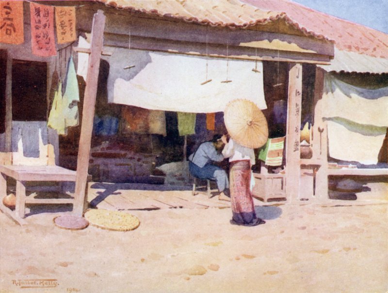 No Bazar, Bhamo de Robert George Talbot Kelly