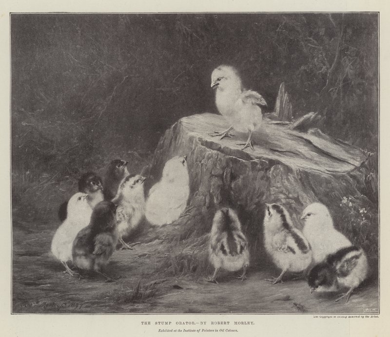 O orador do coto de Robert Morley