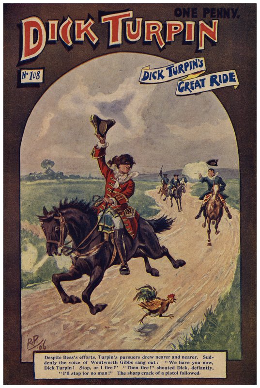 Dick Turpin (cor litho) de Robert Prowse Jnr