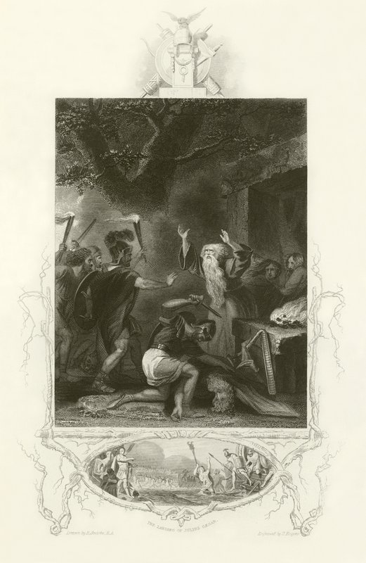 O massacre dos druidas de Robert Smirke