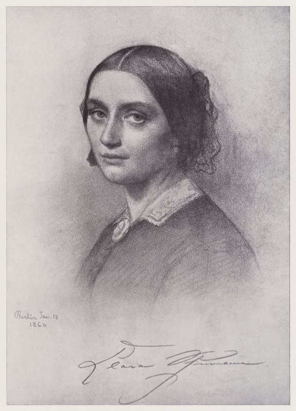 Clara Schumann (litho) de Rudolf Lehmann