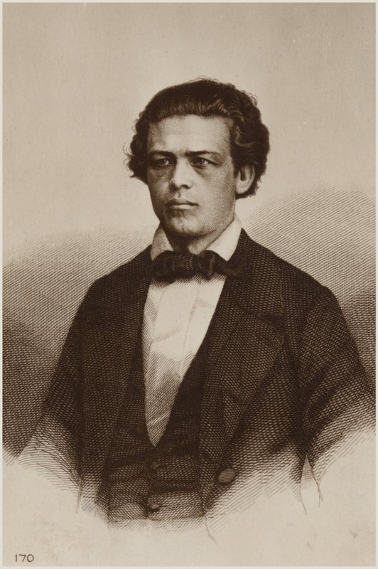 Retrato de Anton Rubinstein de Russian School