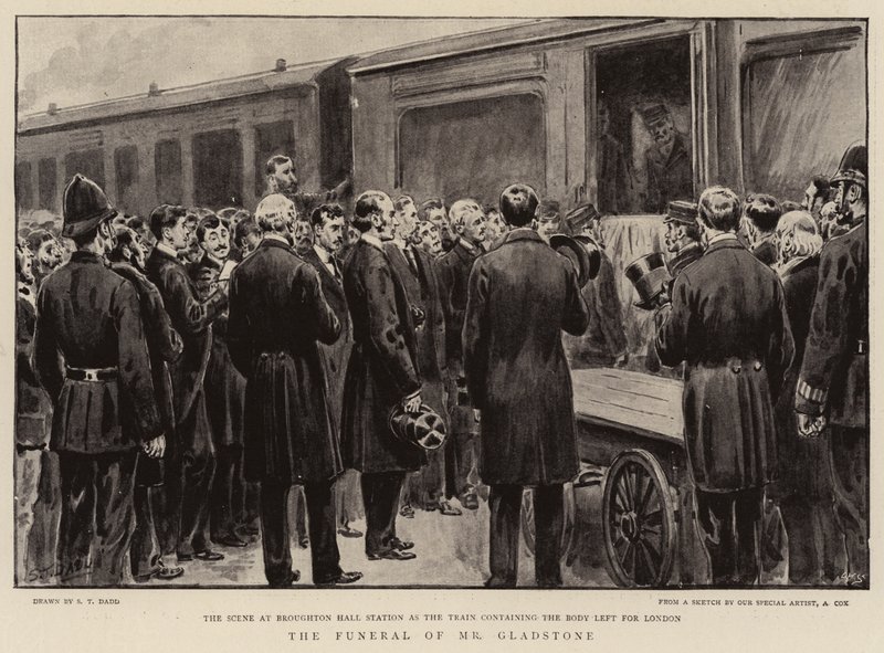 O funeral do senhor Gladstone de S.T. Dadd