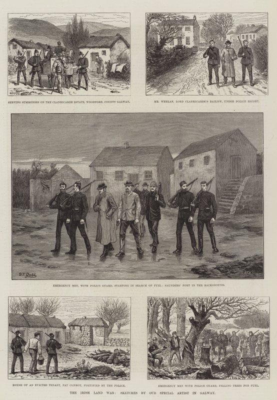 A guerra da terra irlandesa de S.T. Dadd