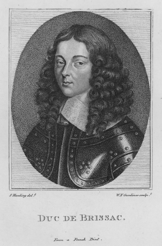 Duque de Brissac (gravura) de S. (after) Harding