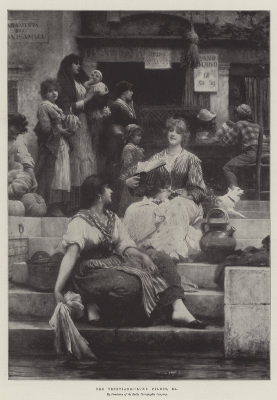 Os venezianos de Samuel Luke Fildes
