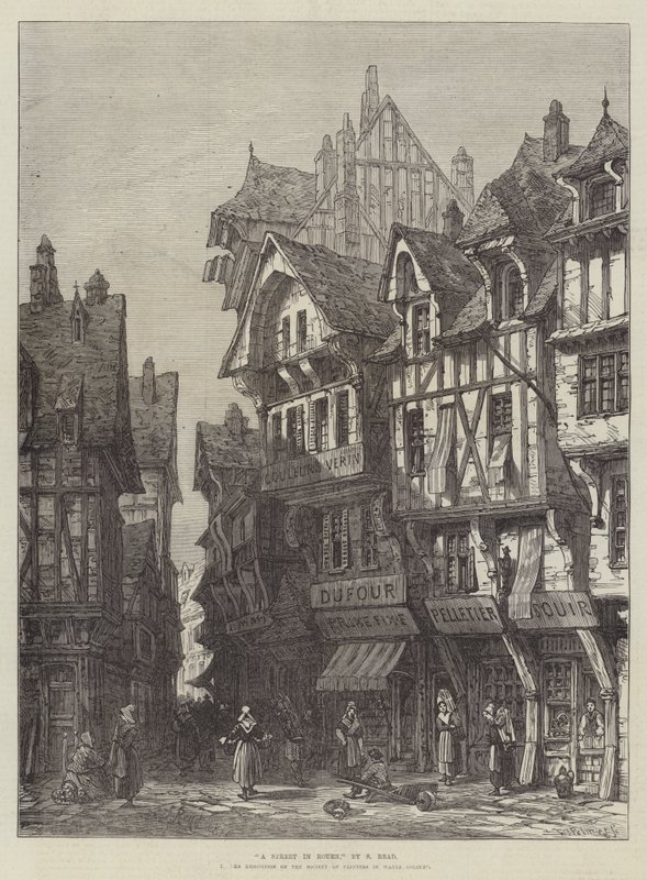 Uma rua em Rouen de Samuel Read