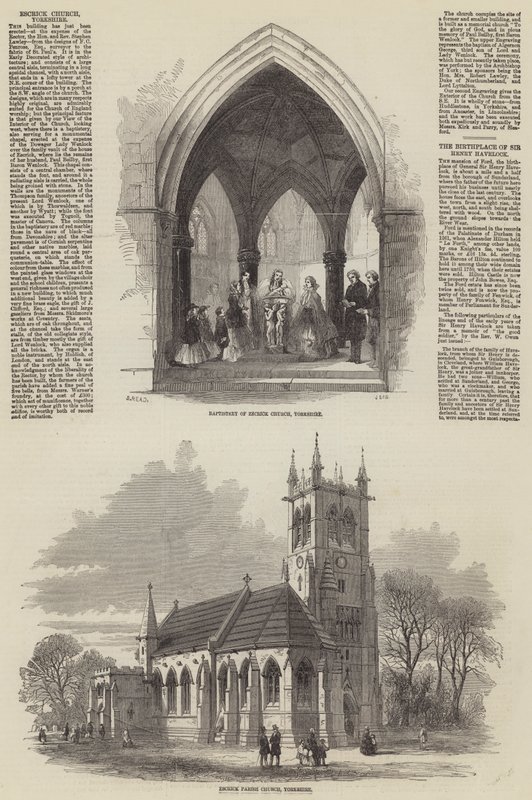 Escrick Church, Yorkshire de Samuel Read