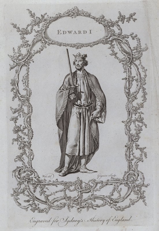 Edward I (gravura) de Samuel (after) Wale