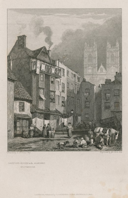 A casa de William Caxton de Samuel Prout