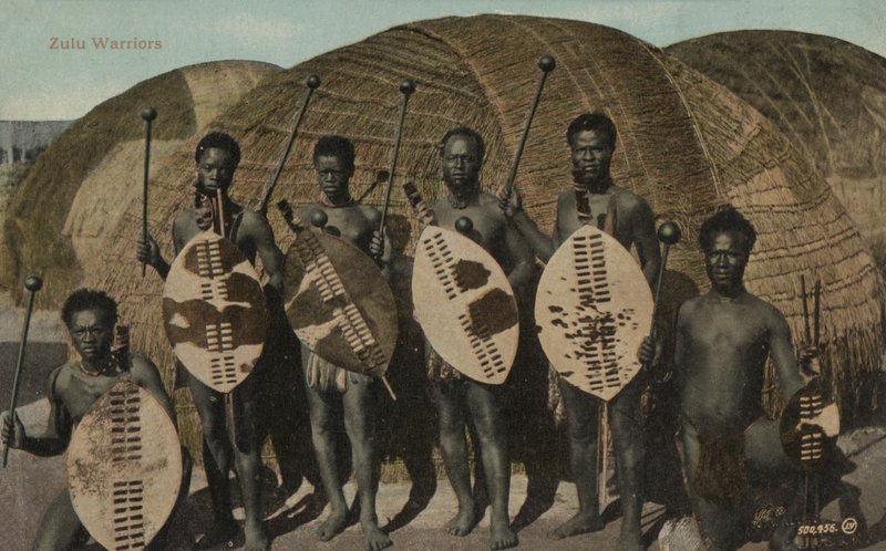 Guerreiros zulu de South African Photographer