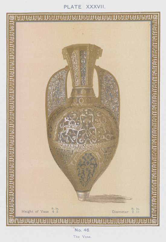 O Vaso (cor litho) de Spanish School