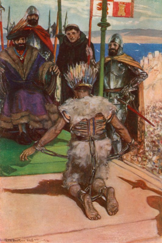 Montezuma antes das Cortes de Stephen Reid