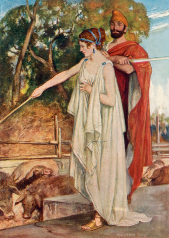 Ulisses e Circe de Stephen Reid