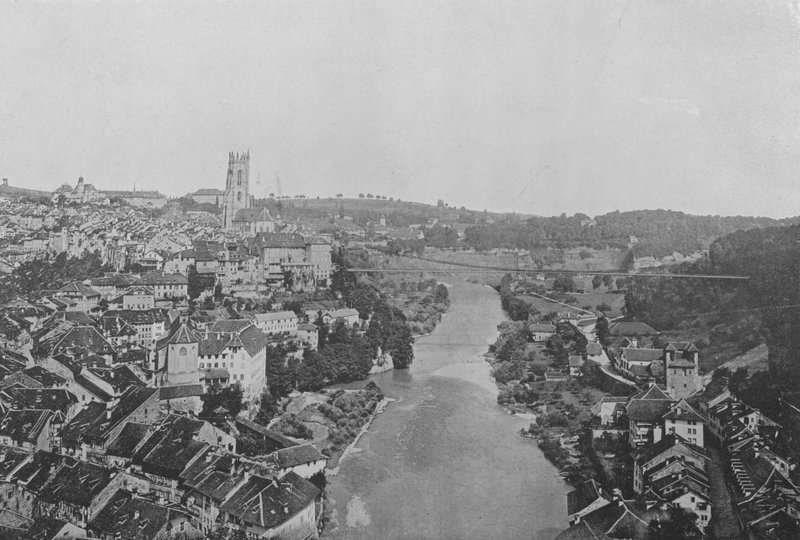 Fribourg (foto a p/b) de Swiss Photographer