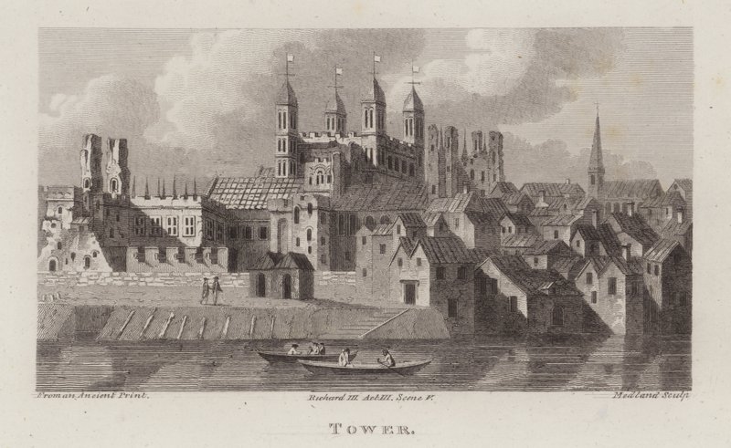 A Torre de Londres (gravura) de T. Medland