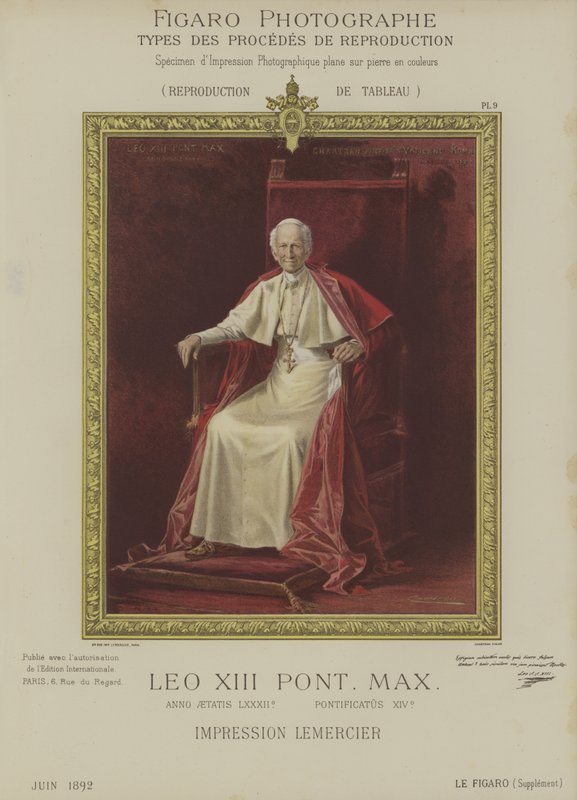 Papa Leão XIII de Theobald after Chartran