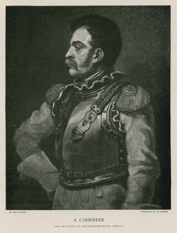 Um carabina de Theodore Gericault