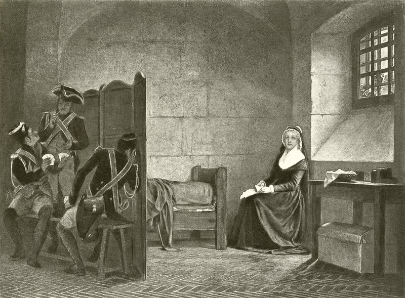 Maria Antonieta (gravura) de Theophile Gide