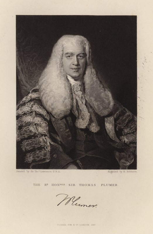 Sir Thomas Plumer de Thomas Lawrence