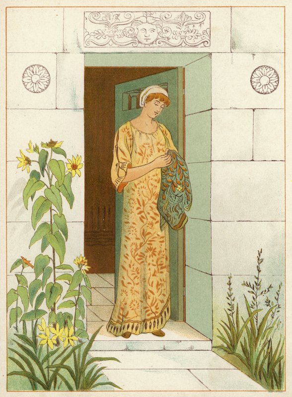 Danae (cor litho) de Thomas Ralph Spence
