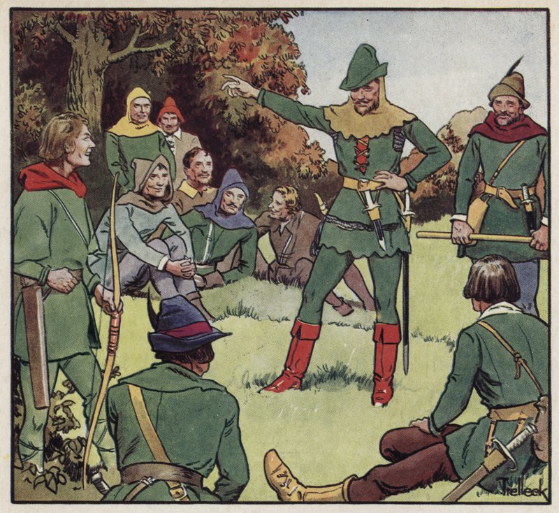 Robin Hood e seus homens alegres de Trelleek