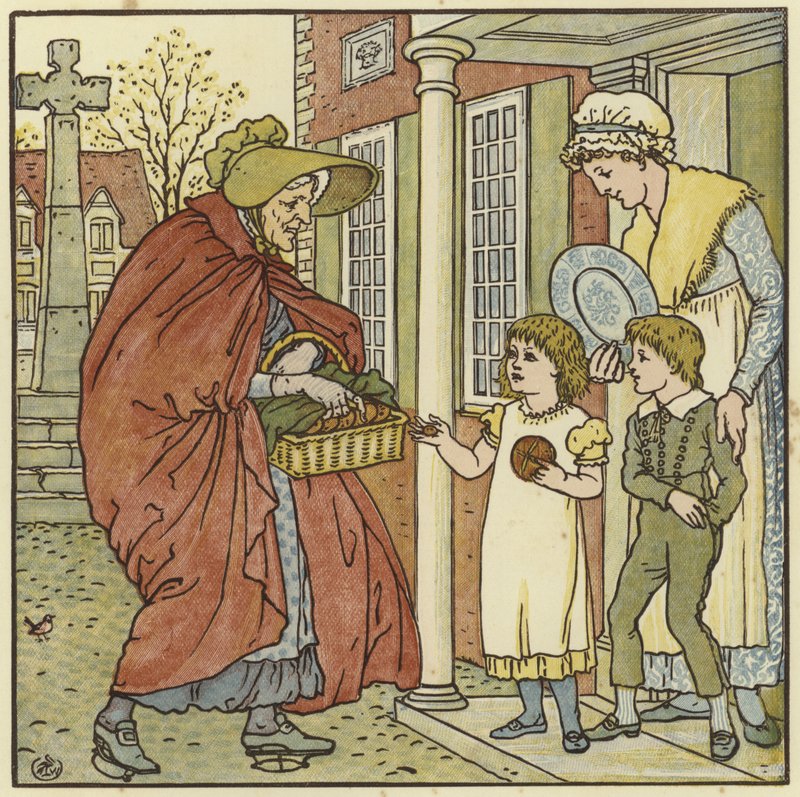Bolos Cruzados de Walter Crane