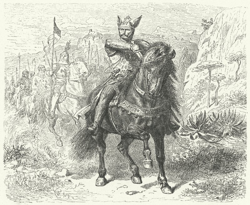El Cid (gravura) de Wilhelm Camphausen