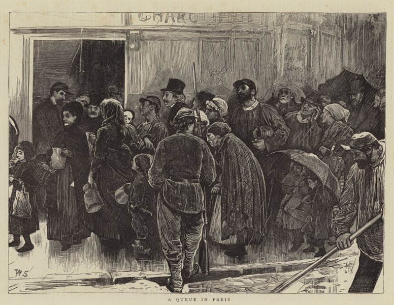 Uma fila em Paris de William Small