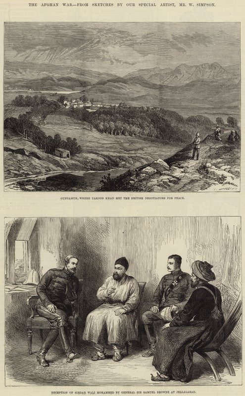 A guerra afegã de William Crimea Simpson