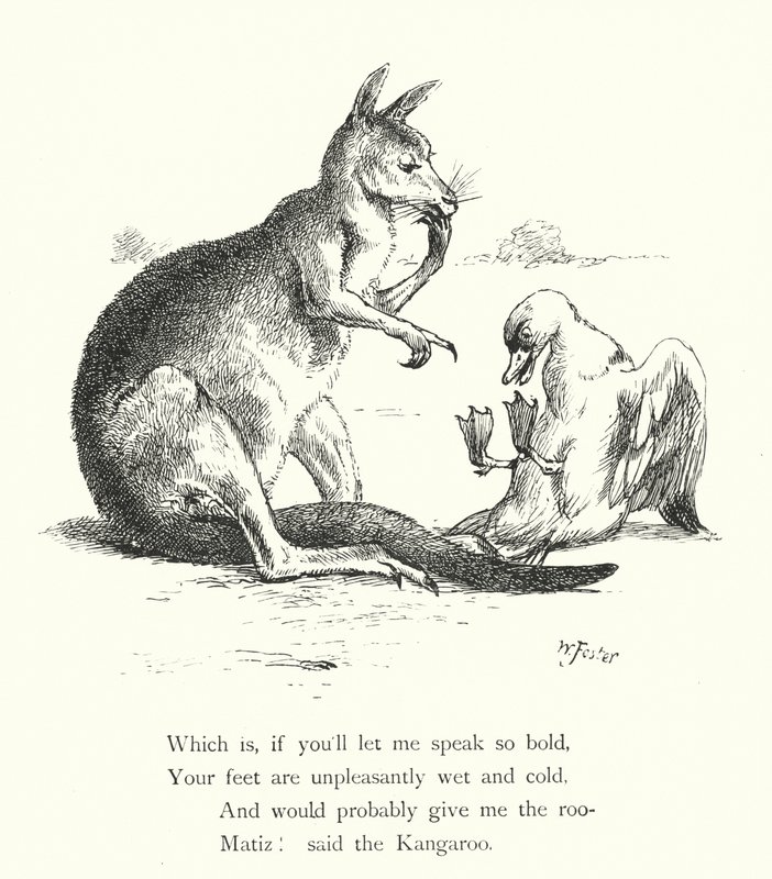 O Pato e o Canguru (gravura) de William Foster