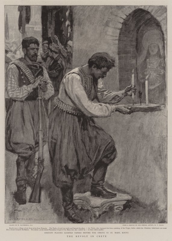 A revolta em Creta de William Hatherell