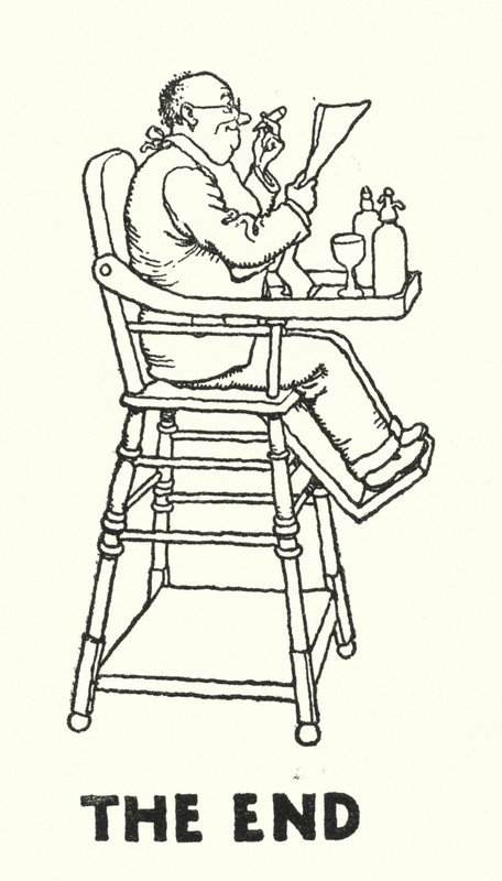 O Fim (litho) de William Heath Robinson