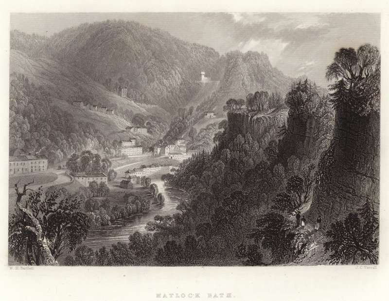Banho Matlock de William Henry Bartlett