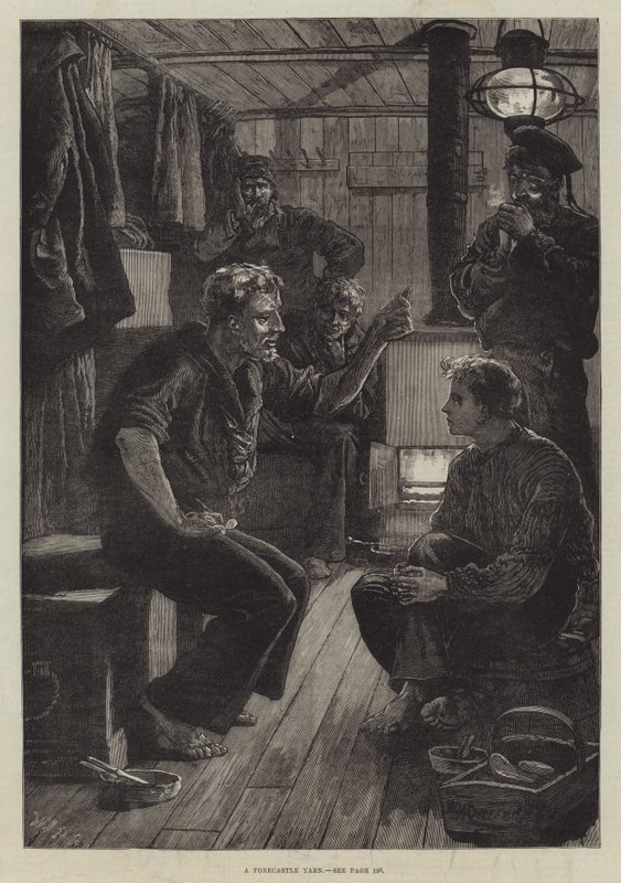 Um fio Forecastle de William Heysham Overend