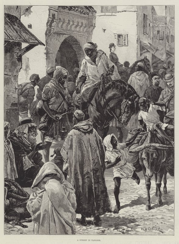 Uma rua em Tânger de William Heysham Overend