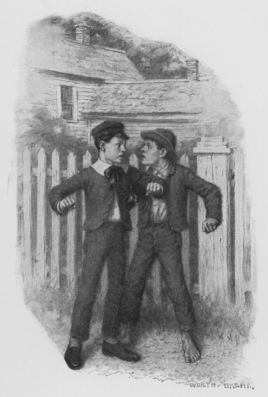 Tom e o novo rapaz (litho) de Worth Brehm